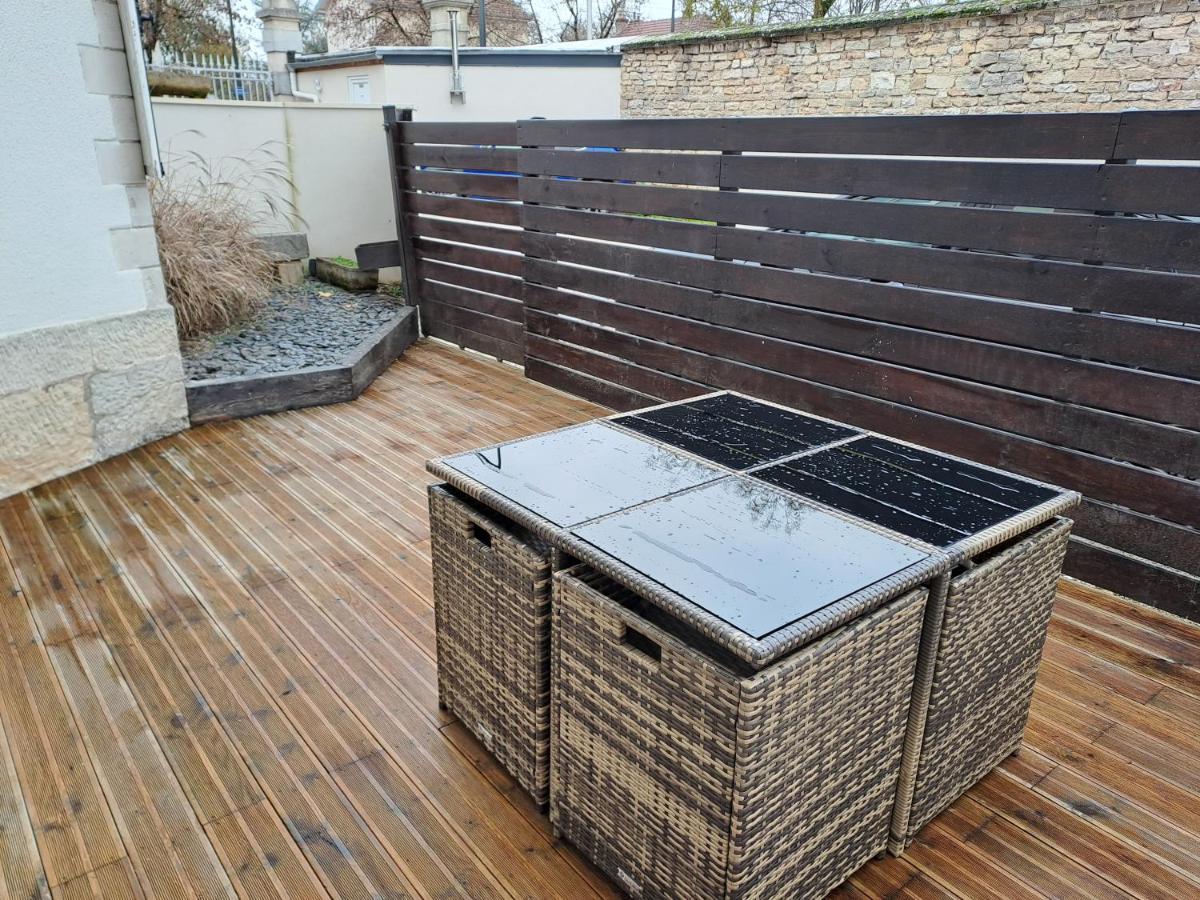 Bel Appartement Grande Terrasse Avec Parking A Dijon Exterior photo